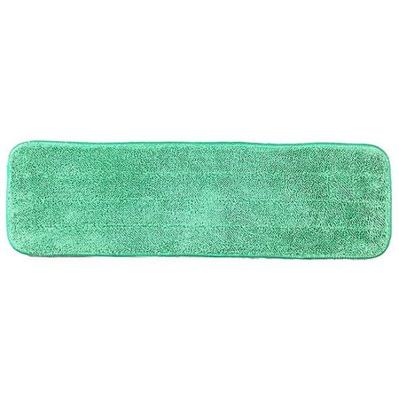 MONARCH Microfiber Flat Wet Mop - 18" Green , 12PK M830018G